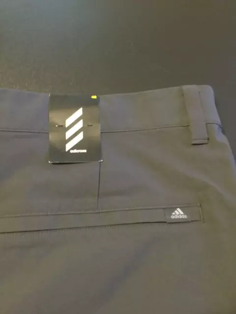 ADIDAS GOLF Mens ADICROSS 5 POCKET Shorts Tech Gray Sz 40 NWT - 8.5" INSEAM