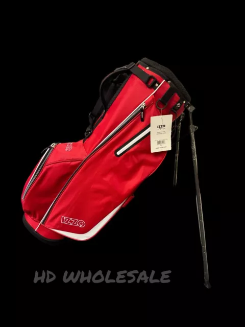 Izzo Ultra Lite Stand Bag Red/Black