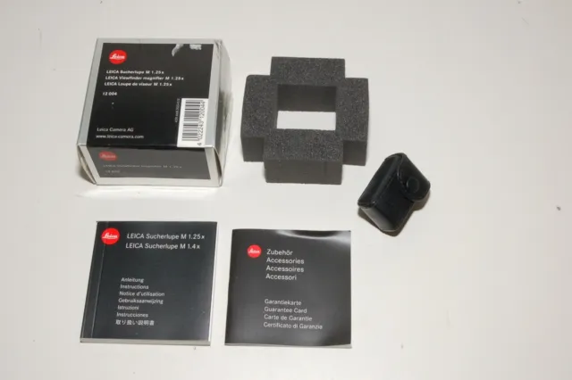 Box, Packaging and Manuals for Leica Superlupe