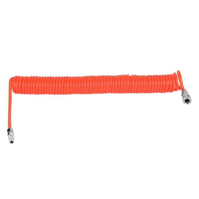 8mm X 5mm Flexible PU Recoil Air Tuyau Avec Joints Pour Compresseur 'air Pompe