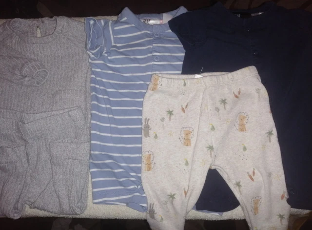Baby Boy Age 0 To 3 Months Clothes Bundle Great Quality And Condition 6 Items