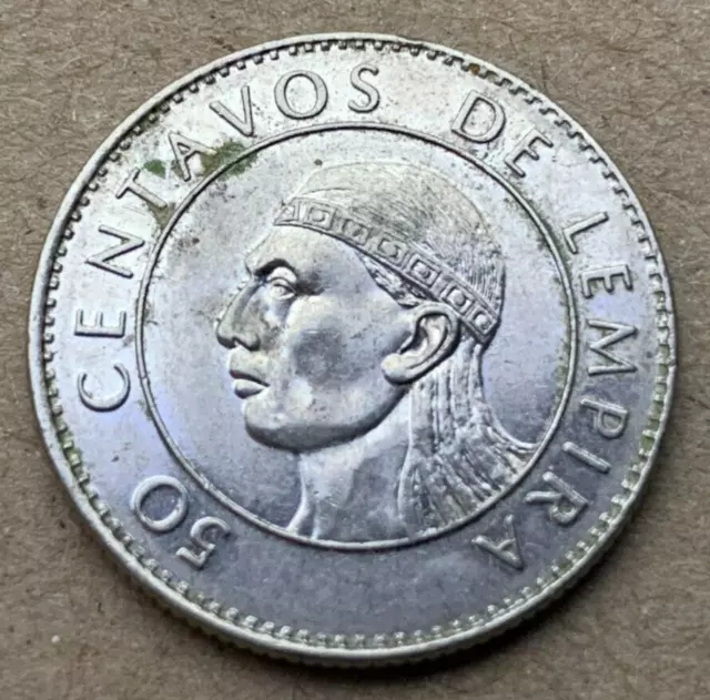 1994 Honduras 50 Centavos Coin Coin AU UNC  FAO ( 2 Million Minted )   #B1438