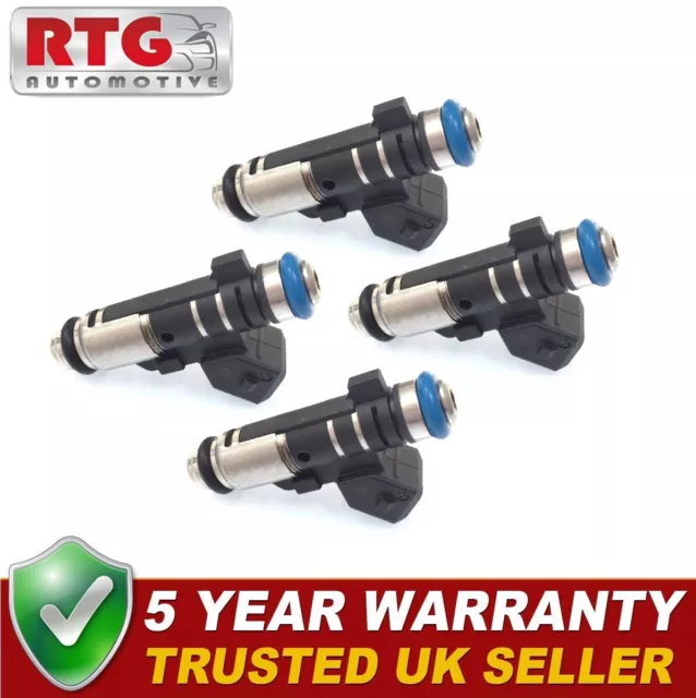 4x Petrol Fuel injector for Ford Peugeot 206 Partner Citroen C2 C3 Berlingo 1.1