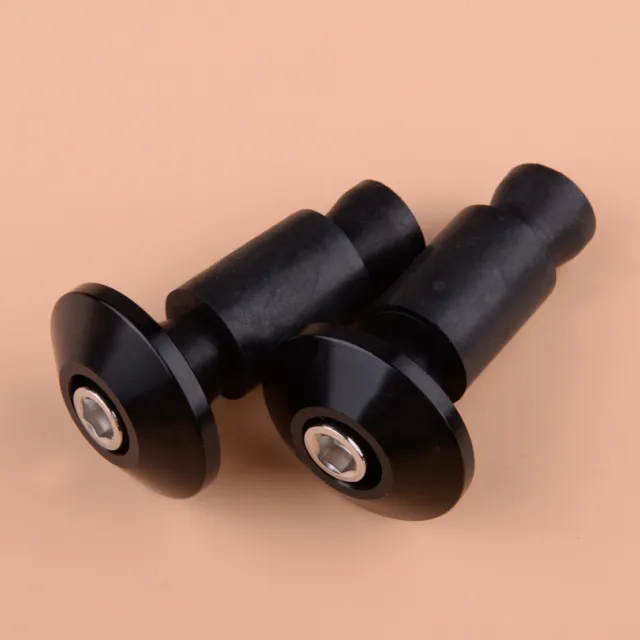 7/8" Motorcycle Motorbike Handlebar Grips Handle Bar End Cap Plugs Slider