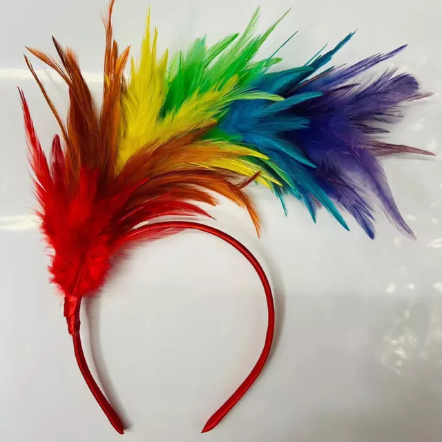 Wedding Feather Fascinator Headband Ladies Day Races Royal Ascot Aliceband 2024