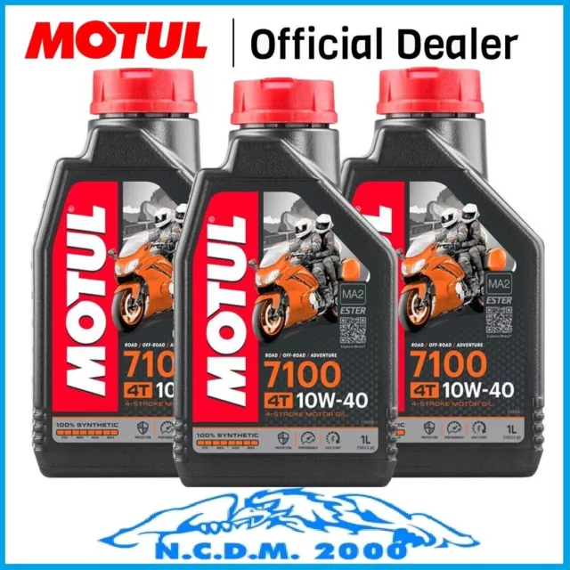 Aceite Para Moto 7100 10w40 4 Tiempo Sintético Motul 1lt