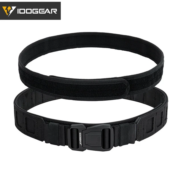 Ceinture Tactique Intérieure IDOGEAR Pour Hommes - Confort Sportif, Ajustement 1.7 Pouces Ceinture Discrète Pour Entraînement Ceinture Taille