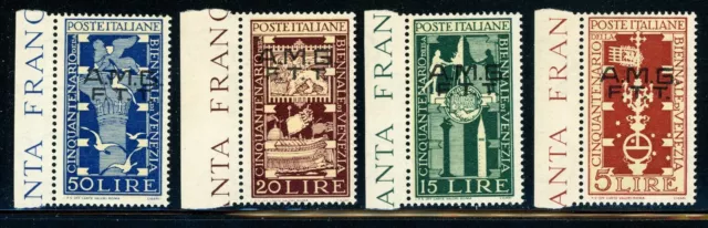 AMG-FTT Trieste MNH: Scott #36-39 50th Ann VENICE Biennial CV$37+