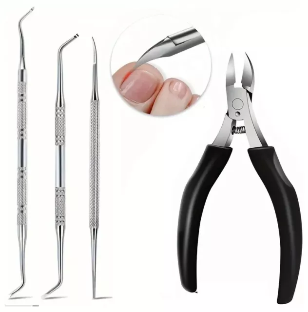 Professional Ingrowing Toe Nail Clippers File Ingrown Toenail Tools Thick Nails