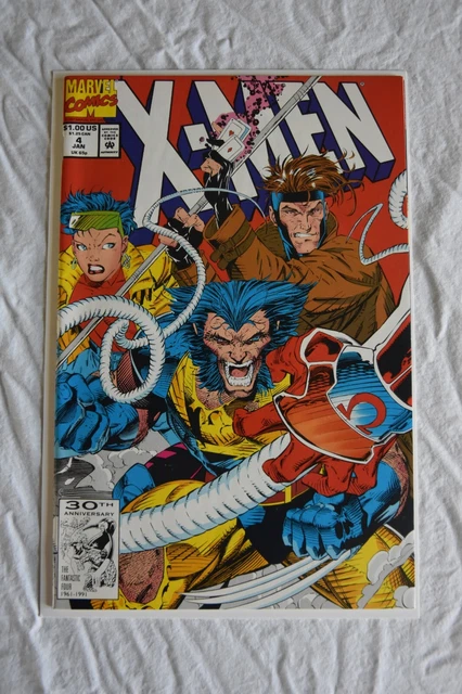 X-Men #4 Jan. Marvel 1991 1st Appearance Of Omega Red /Unread/see pictures**