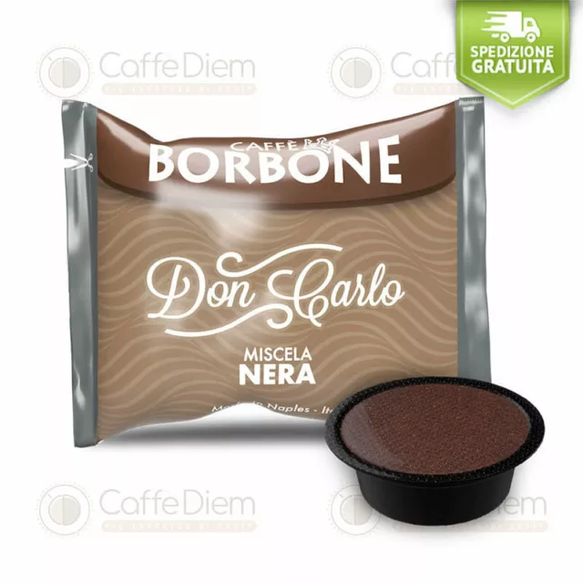 200 Capsule Cialde Borbone NERA NERO Compatibili LAVAZZA A MODO MIO Tiny Jolie