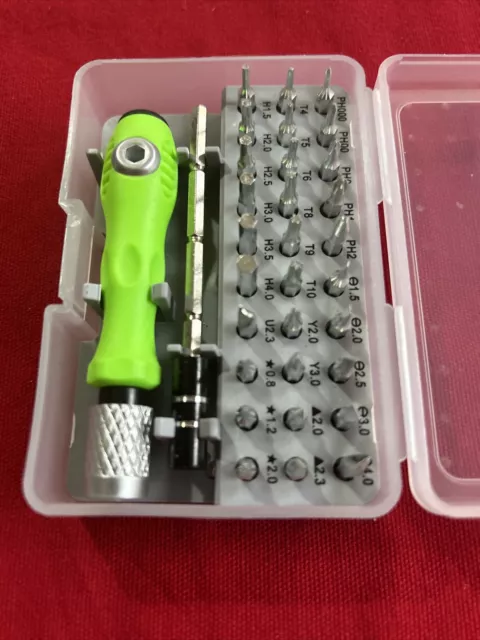 32 in 1 Multi Purpose Small Precision Mini Screwdriver Set Mobile Laptop Toolkit