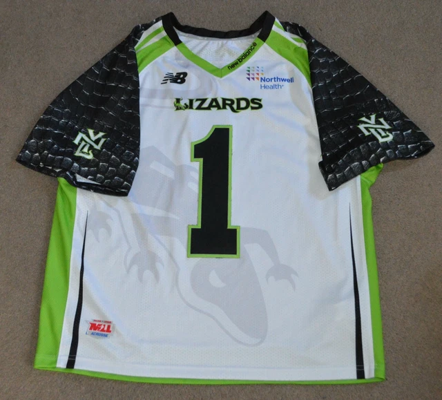 2019 NEW YORK Lizards Game Worn New Balance Lacrosse Jersey MLL Long