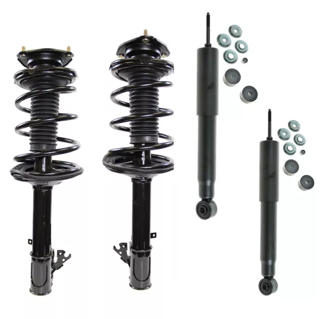 Full Set 2 Premium Front Complete Struts 2 Rear Shocks 1996-2000 Toyota RAV4