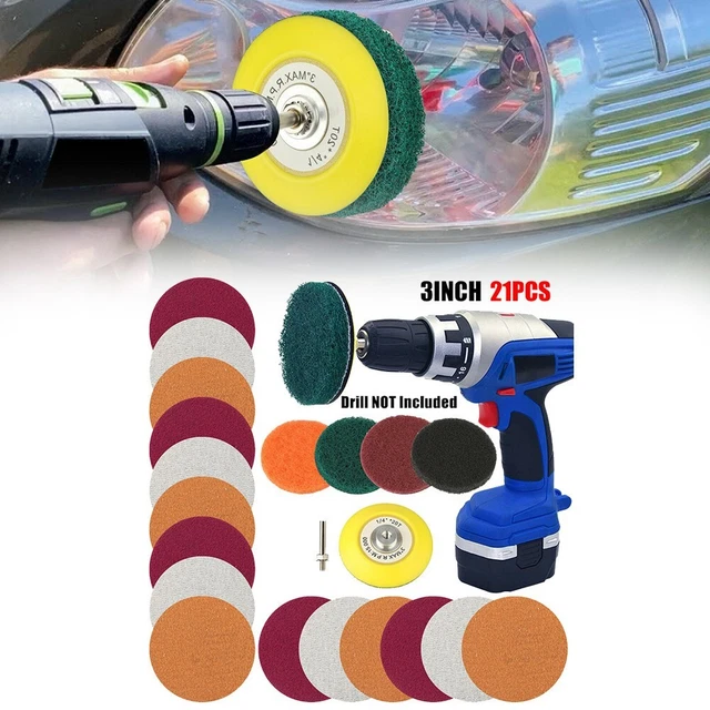 PROFESSIONAL CAR HEADLIGHT Polishing Kit Restore Your Headlights Easily