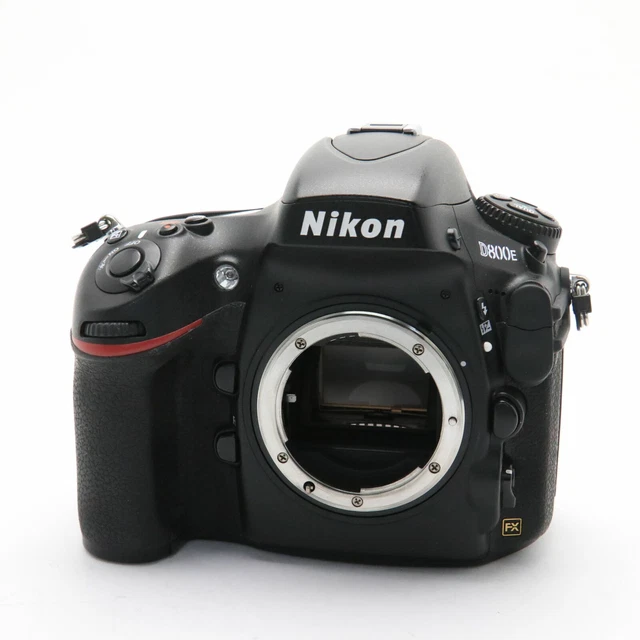 Nikon D800E 36.3MP Digital SLR Camera Body w/ Charger from Japan [Near Mint]