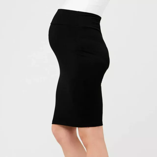 Ripe Maternity Mia Plain Skirt - Black