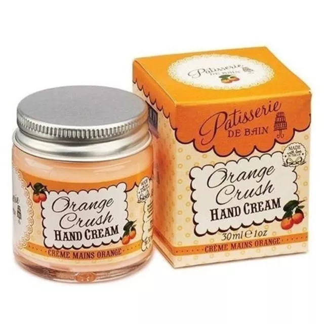 Patisserie de Bain Orange Crush Hand Cream, 30ml Jar- 2 Pack