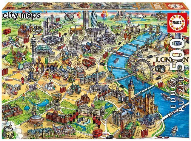Educa Puzzle. London Map 500 Teile | Educa | Spiel | Deutsch | 2020