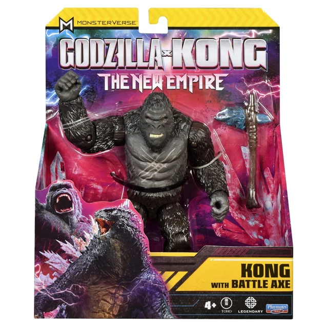 Figurine D'Action Godzilla X Kong: Le Nouvel Empire - Skar King Battle Roar, 17 Cm, Collection MonsterVerse