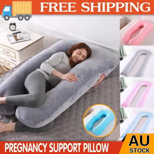 AU Pregnancy Maternity Pillow Nursing Sleeping Body Support Feeding Boyfriend