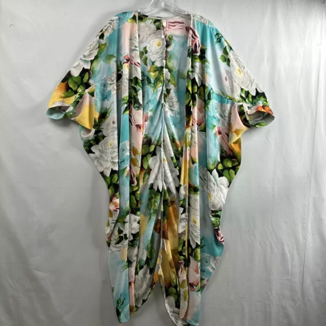 Melissa McCarthy Seven7 Women’s Large Kimono Topper Duster Floral