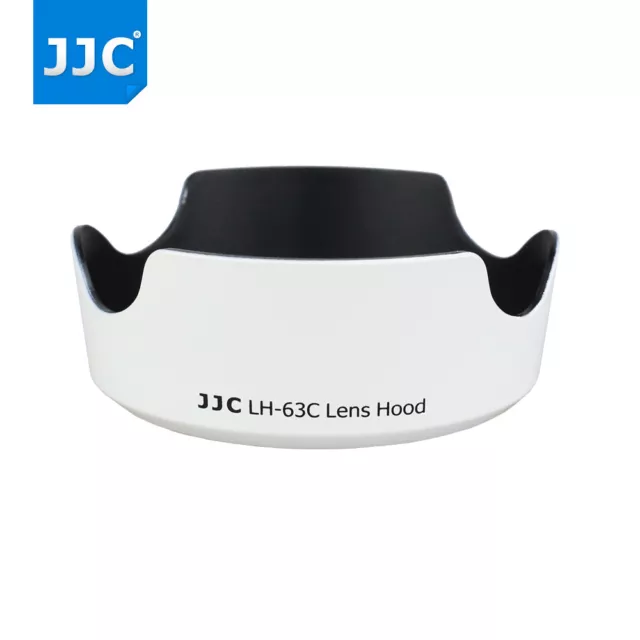 JJC EW-63C White Petal Lens Hood for Canon EF-S 18-55mm f/3.5-5.6 f/4-5.6 IS STM