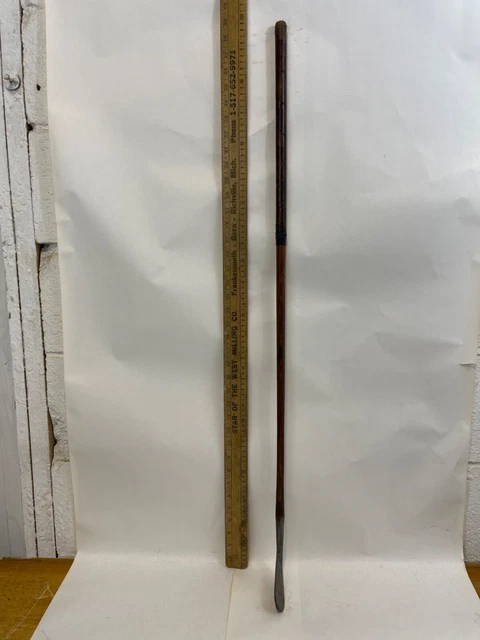 G20 Antique Vtg 20s 39" SANDY MAC HAND FORGED MID IRON Hickory Shaft Golf Club