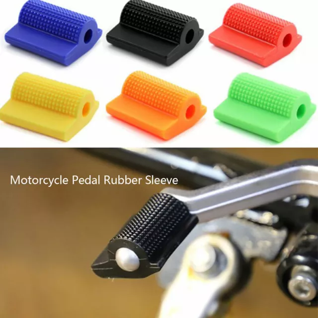 Motorrad Schaltgetriebe Hebel Pedal Gummi Abdeckung Schuh Protektoren Fuß'