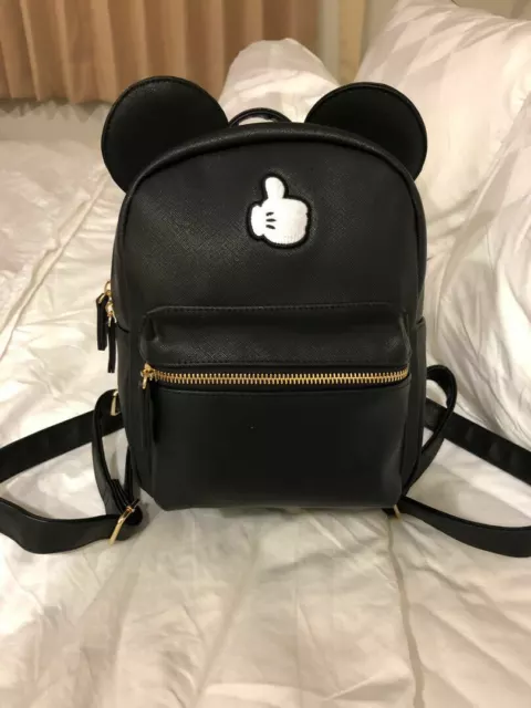 MICKEY MOUSE BLACK Backpack Shanghai Disney Store Exclusive $28.00 ...