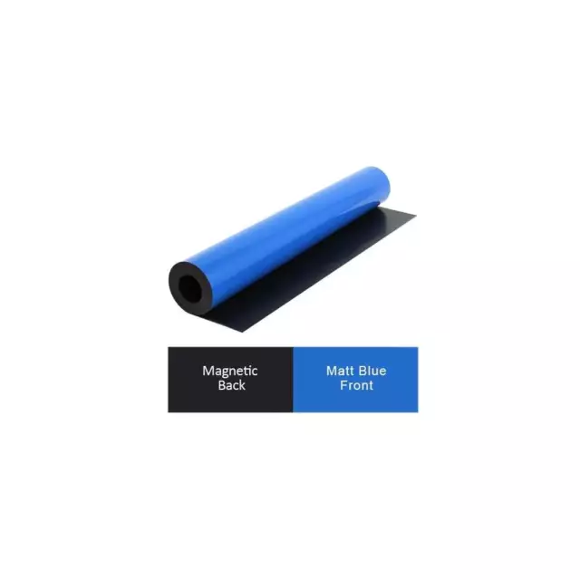 Hoja magnética Flexible ancho 590mm MagFlex - Matt Blue (6 x 5 metros longitud)