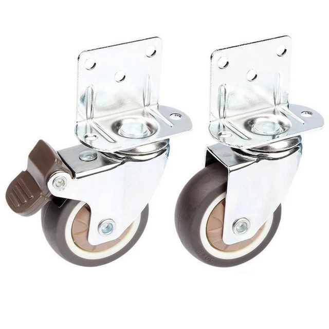 High Quality 1pcs Heavy Duty Casters Mute Swivel Wheels for Moving Furniture