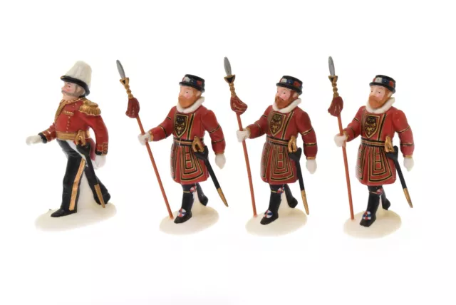 Department 56 Heritage Village Yeomen Of The Guard -4 Pieces 58397