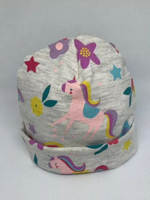 Newborn baby handmade hats seamless with fabric gift bag girl unicorn