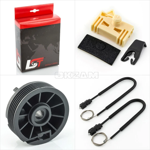 Vorne Links Fensterheber Reparatursatz für Renault Clio 2 II Van
