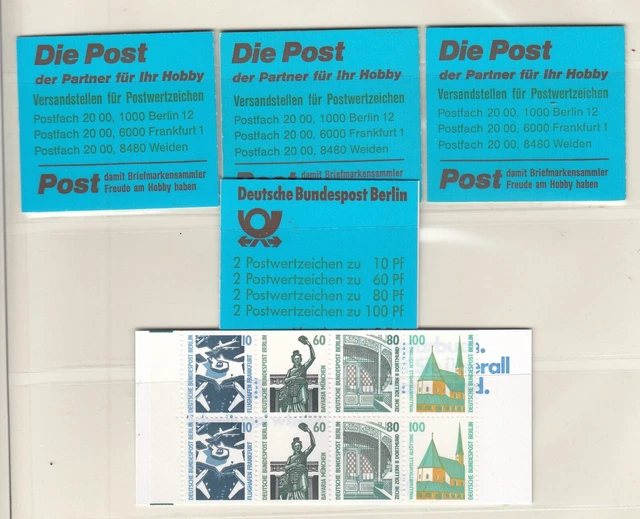 Berlin: 5 Markenheftchen Nr. 15 postfrisch!    (27)