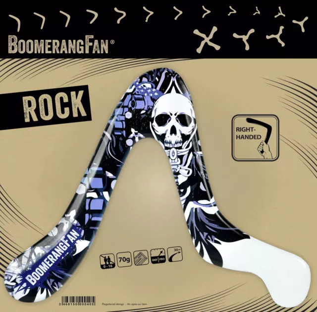 Bumerang BoomerangFan Rock, cooler Allround Holzbumerang