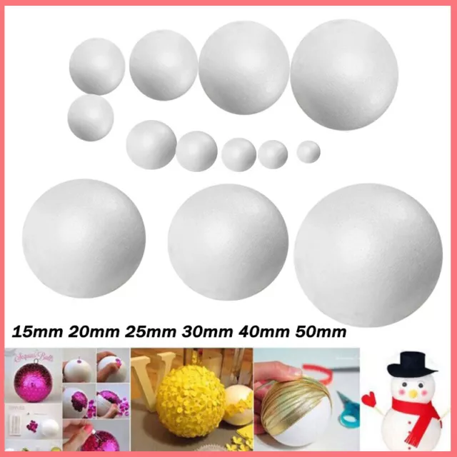 15mm -50mm Round Solid Polystyrene Styro Foam Foam Ball for Wedding Craft