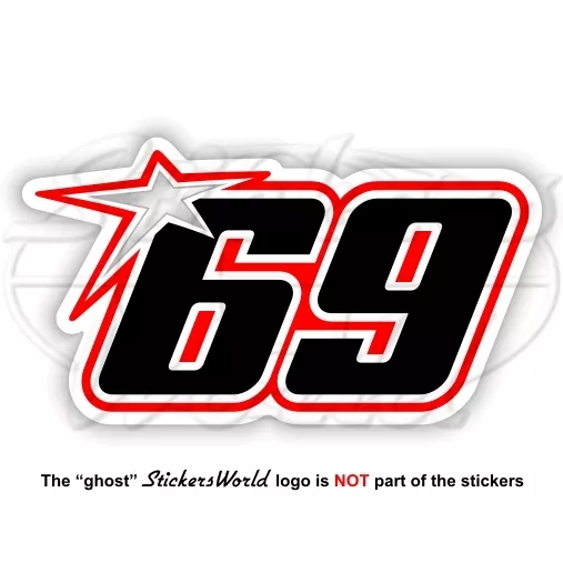 NICKY HAYDEN 69 type-C 115mm MotoGP Sticker Decal Aufkleber Adesivo Autocollant