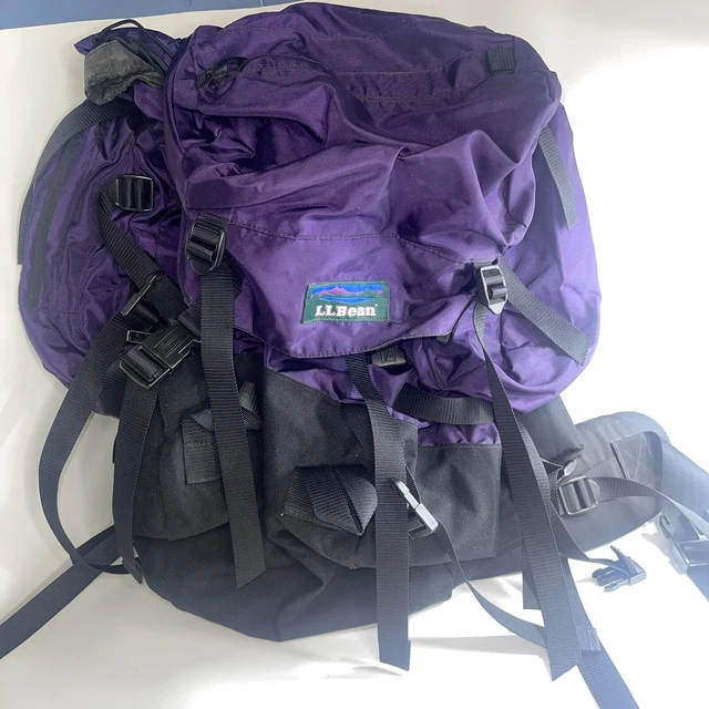LL BEAN MOUNTAIN Trek Large Backpack Trail Camping Lumbar Support