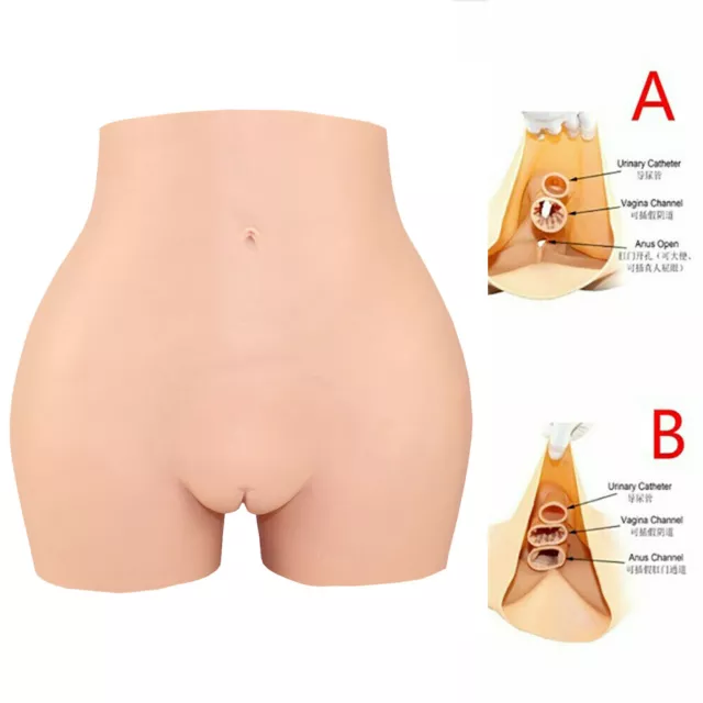 SILICONE SHAPING FAKE Vagina Pants Thicken Hip Underwear For Crossdresser  EUR 130,80 - PicClick FR