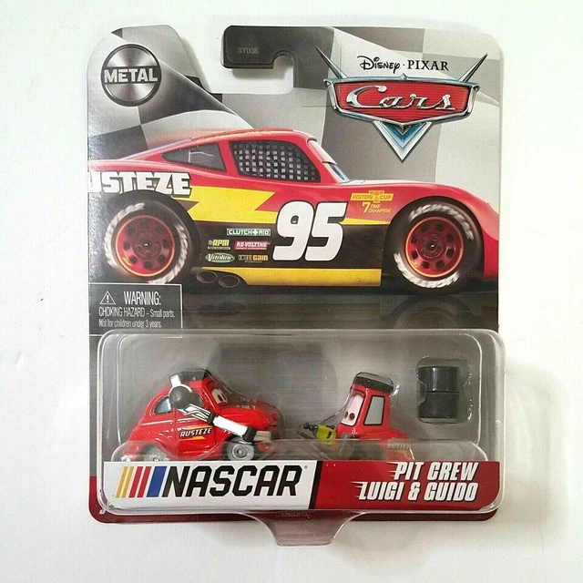 DISNEY PIXAR CARS LUIGI & GUIDO NASCAR PIT CREW Metal 2021 £12.73 ...