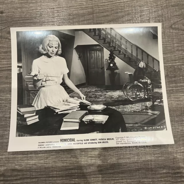 HOMICIDAL, orig b/w [Wm Castle, Glenn Corbett, Patricia Breslin] - 1961