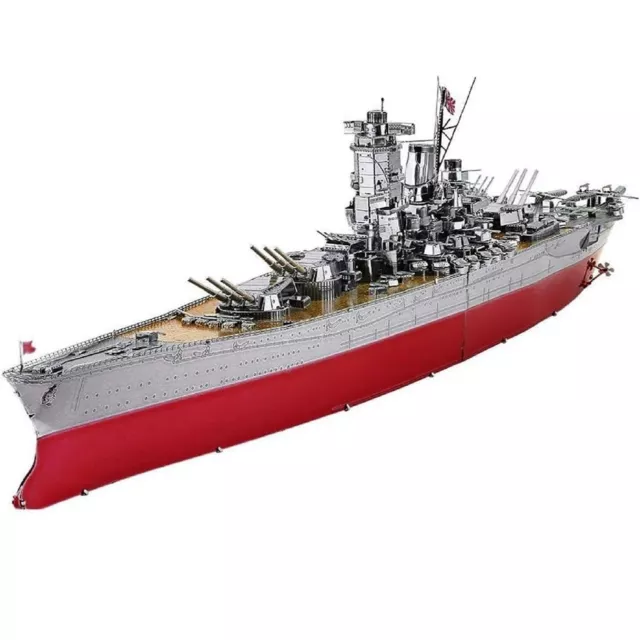 Piececool 3D puzzle Yamato battleship metal model handmade construction warships