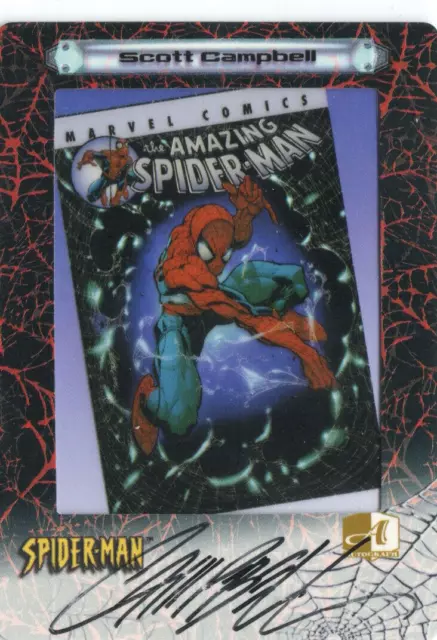 Spider-Man FilmCardz Artbox 2002 Autogrammkarte Scott Campbell #011/150