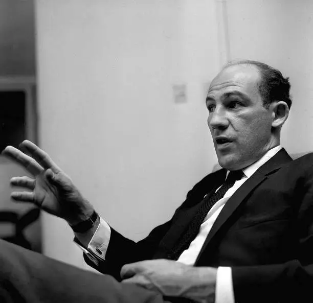 Stirling Moss in his London office 1964 Old Photo