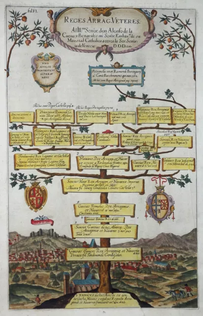 Albizzi Genealogie Spanien Reges Arrag. Veteres Burgos Arragonien Navarra 1612