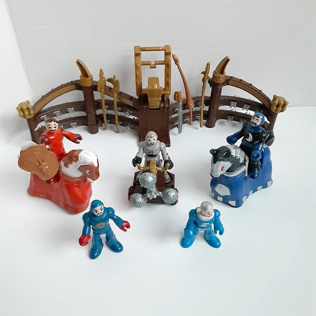 FISHER PRICE IMAGINEXT Castle Knights Lot Horses Figures Medieval