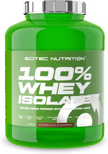 Scitec Nutrition - 100% Whey Isolate Protein 2000g Eiweiß + Mega Bonus