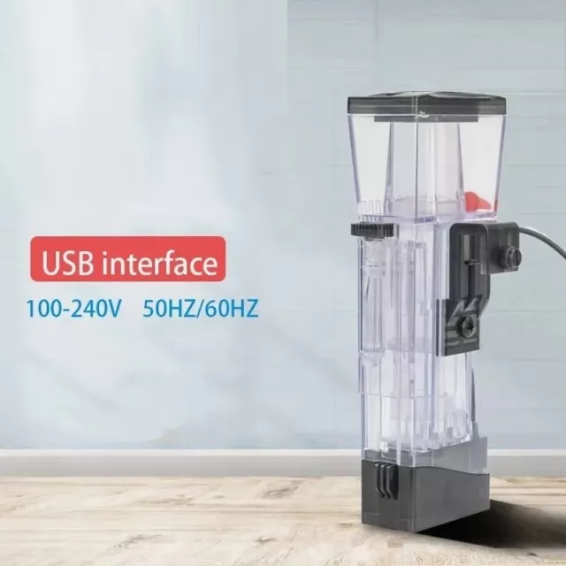 DC24V Bubble Nano Marine Aquarium Coral Tank Built-in Hanging Protein Skimmer